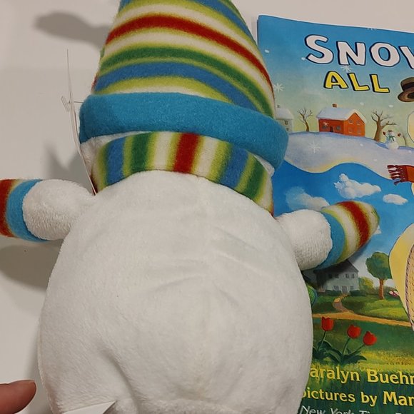 Plush snowman with story book - Picture 7 of 7